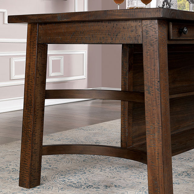 Fredonia Rustic Oak Dining Table