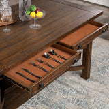 Fredonia Rustic Oak Dining Table