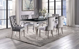 Neuveville Black/Chrome Dining Table