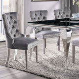 Neuveville Black/Chrome Dining Table