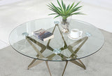 Alvise Champagne End Table