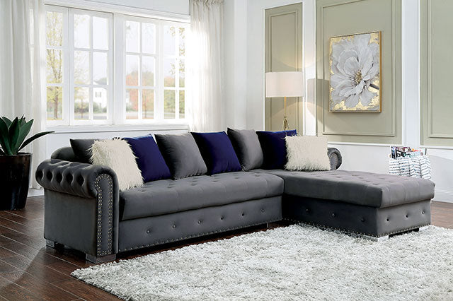 CM6239 Gray Sectional