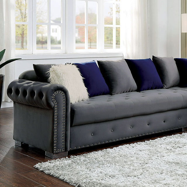 CM6239 Gray Sectional