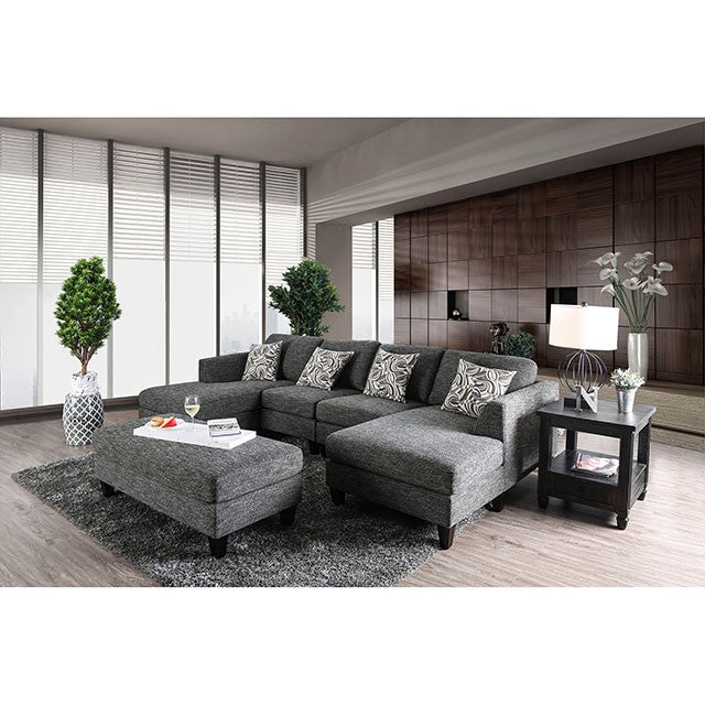 Lowry Gray Sofa Set
