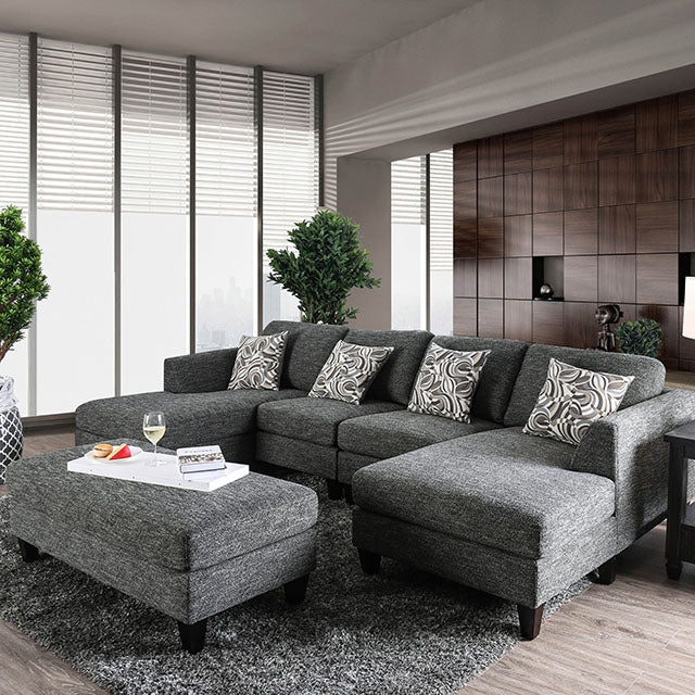 Lowry Gray Sofa Set