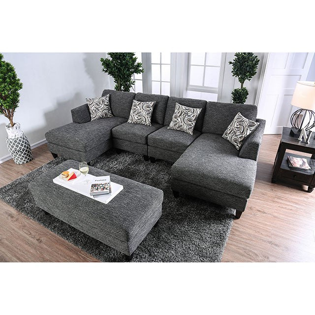 Lowry Gray Sofa Set