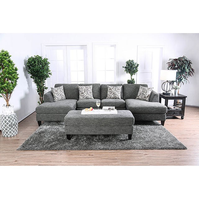 Lowry Gray Sofa Set