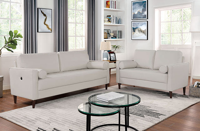 Horgen Off-White Loveseat
