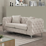 Sapphira Dark Gray Loveseat