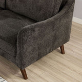 Maxime Dark Gray Loveseat