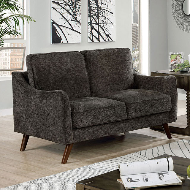 Maxime Dark Gray Loveseat