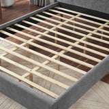 Ulstein Gray/Light Oak Bed