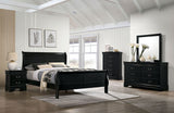 Louis Philippe Black Bed