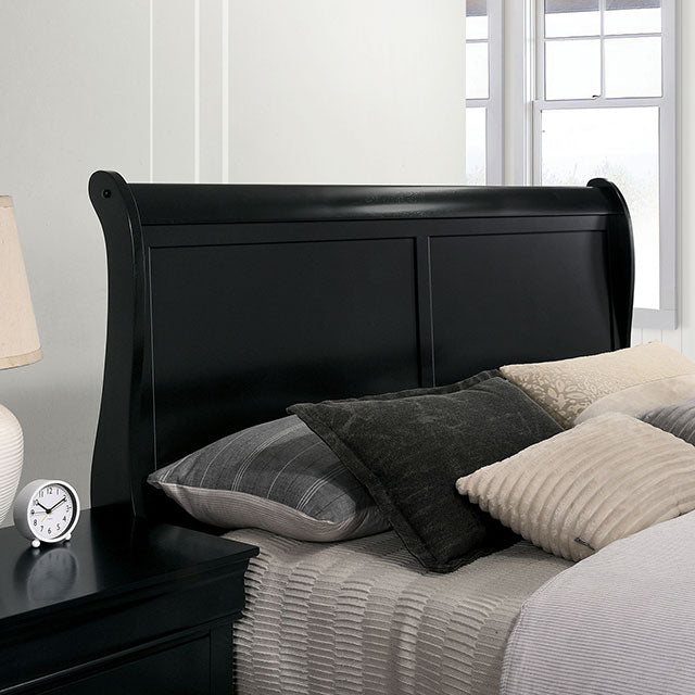 Louis Philippe Black Bed