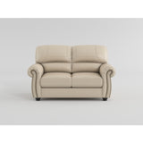 Foxborough Exposed Wood Feet With Espresso Love Seat