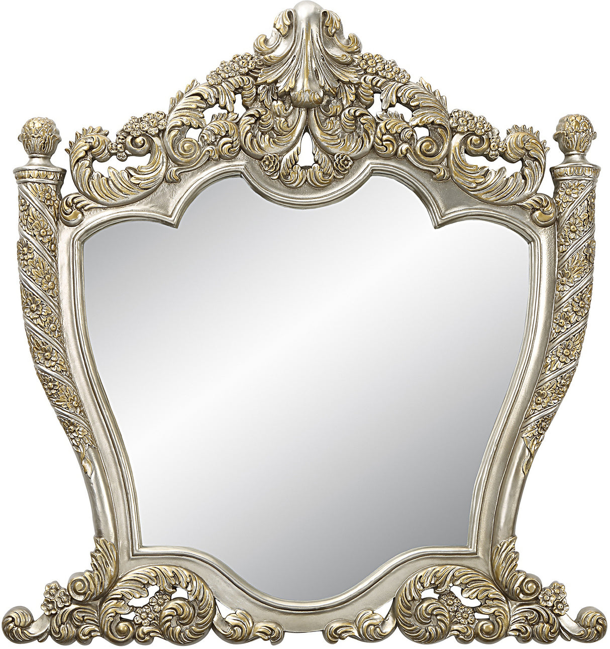 Danae Bedroom Set In Champagne And Gold Finish