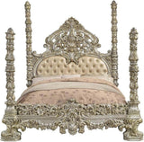 Danae Bedroom Set In Champagne And Gold Finish