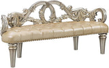 Danae Bedroom Set In Champagne And Gold Finish