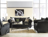 Darcy Black Living Room Set