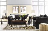 Darcy Black Living Room Set