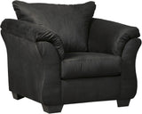 Darcy Black Living Room Set