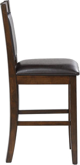 Dewey Walnut Counter Height Dining Room Set