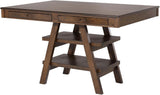 Dewey Walnut Counter Height Dining Room Set