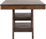 Dewey Walnut Counter Height Dining Room Set