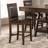 Dewey Walnut Counter Height Dining Room Set