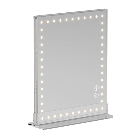 LED Music Mirror with Dimmable Light