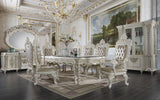 Vanaheim Antique White Finish Dining Table