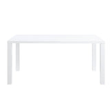 Pagan White High Gloss Finish Dining Table