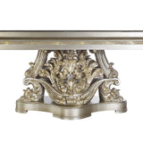 Danae Champagne & Gold Finish Dining Table