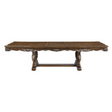 Latisha Antique Oak Finish Dining Table