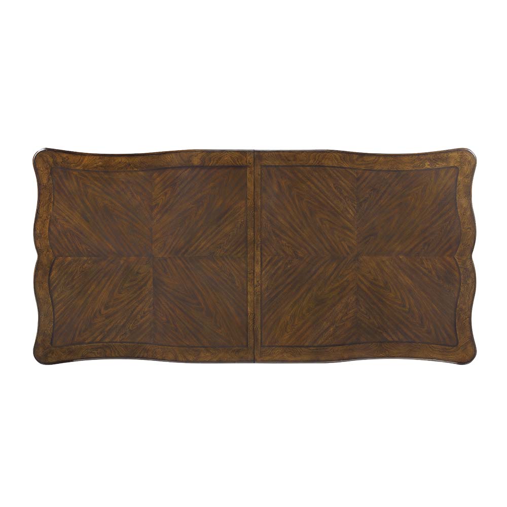 Latisha Antique Oak Finish Dining Table