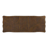 Latisha Antique Oak Finish Dining Table