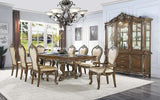 Latisha Antique Oak Finish Dining Table