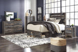 Drystan Multi Panel Bedroom Set with Side Storage