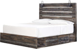 Drystan Multi Panel Bedroom Set with Side Storage