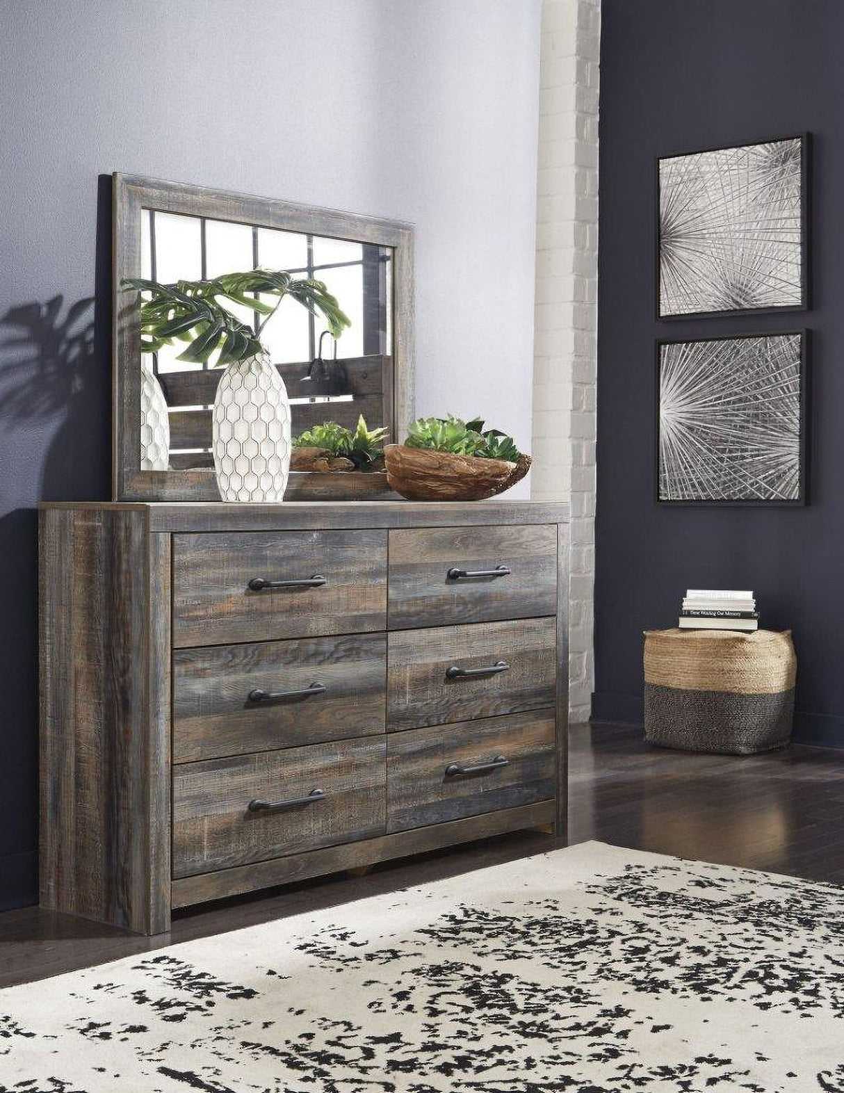 Drystan Multi Panel Bedroom Set with Side Storage
