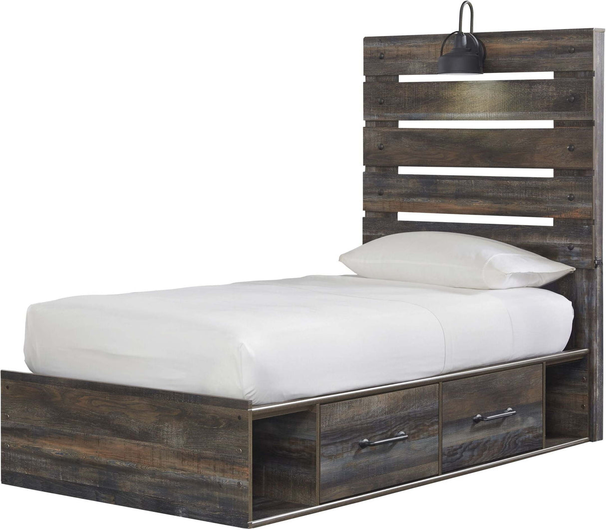 Drystan Multi Youth Panel Bedroom Set With Two Underbed Storage