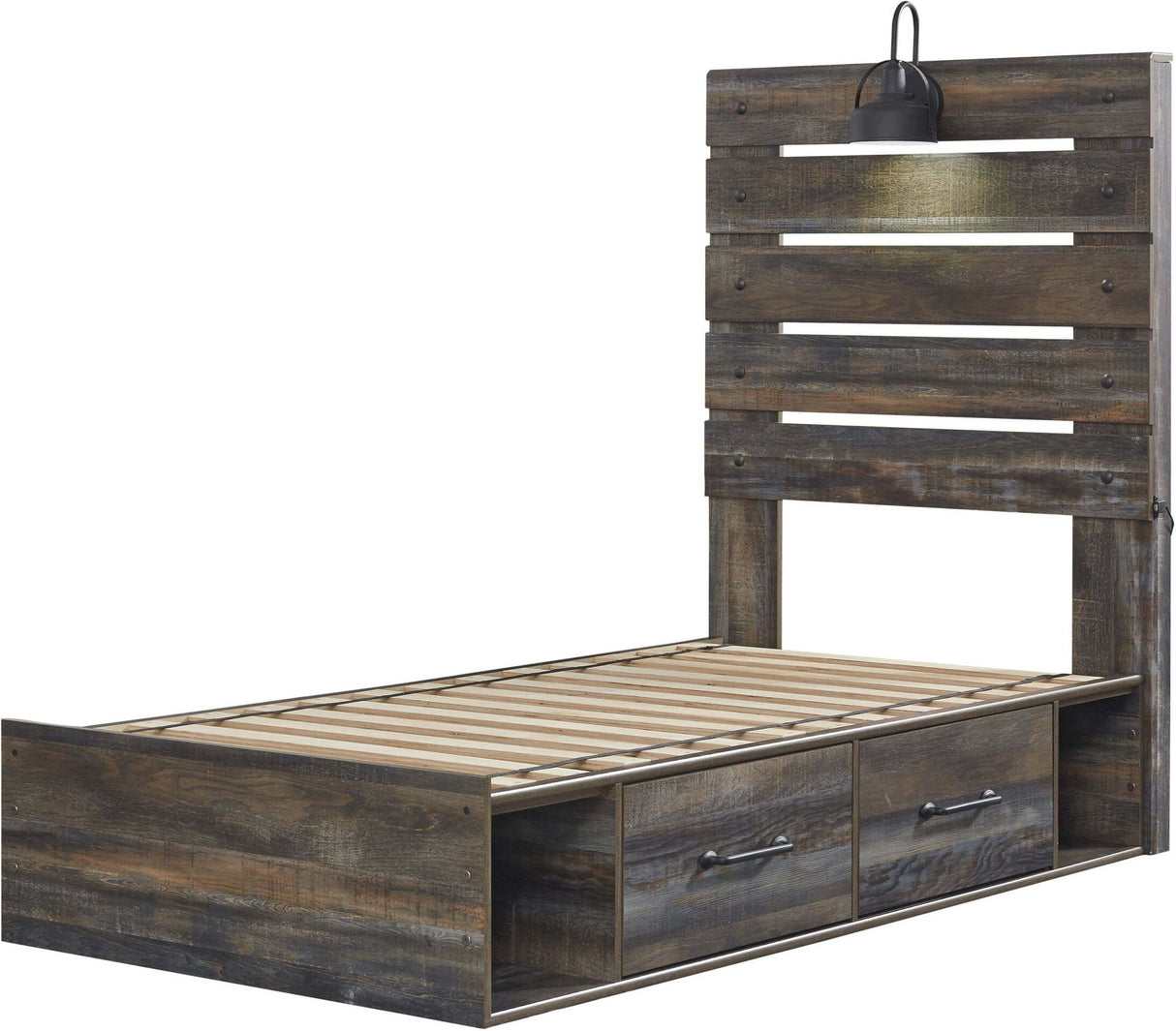 Drystan Multi Youth Panel Bedroom Set With Two Underbed Storage