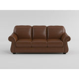 Attleboro Exposed Wood Feet With Espresso Sofa