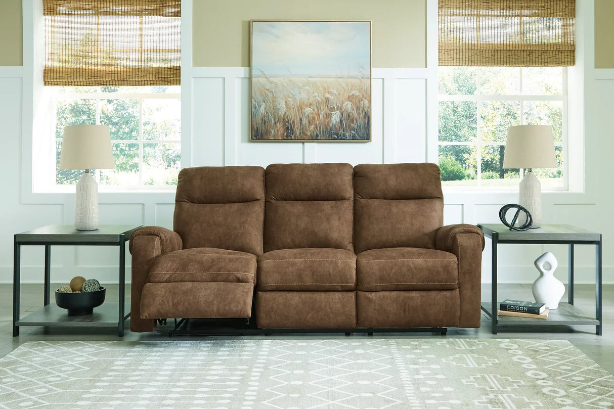 Edenwold Reclining Living Room Set In Brindle