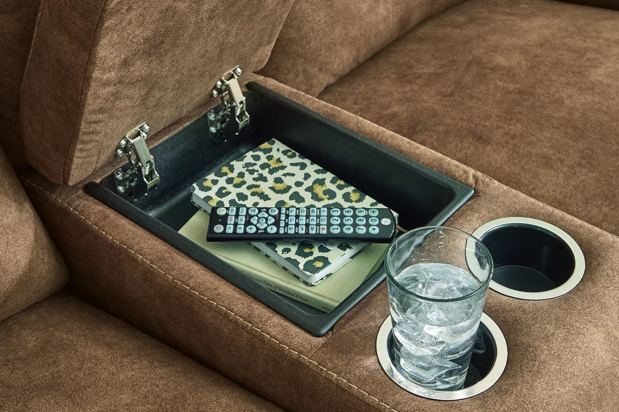 Edenwold Reclining Living Room Set In Brindle