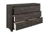 Edina Dary Gray Youth Upholstered Panel Bedroom Set