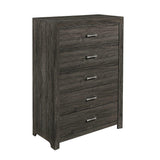 Edina Dary Gray Youth Upholstered Panel Bedroom Set