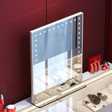 LED Music Mirror with Dimmable Light