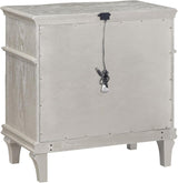 Evangeline Silver And Ivory Tufted Upholstered Platform Bedroom Set