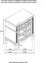 Evangeline Silver And Ivory Tufted Upholstered Platform Bedroom Set